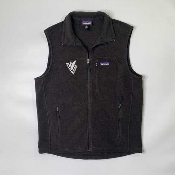 Patagonia Vest Mens M Medium Classic Synchilla Fleece Full Zip Sleeveless *LOGO - Picture 2 of 12